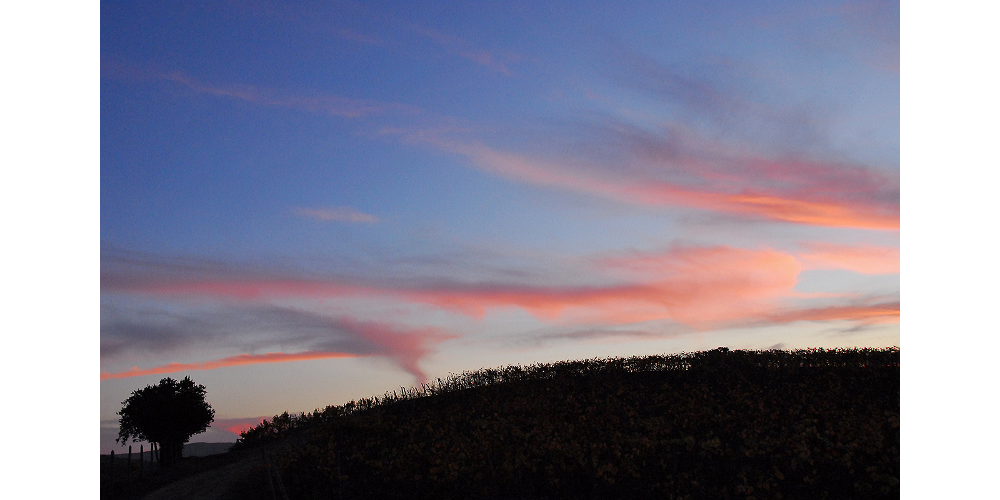 Fotografía de un crepúsculo